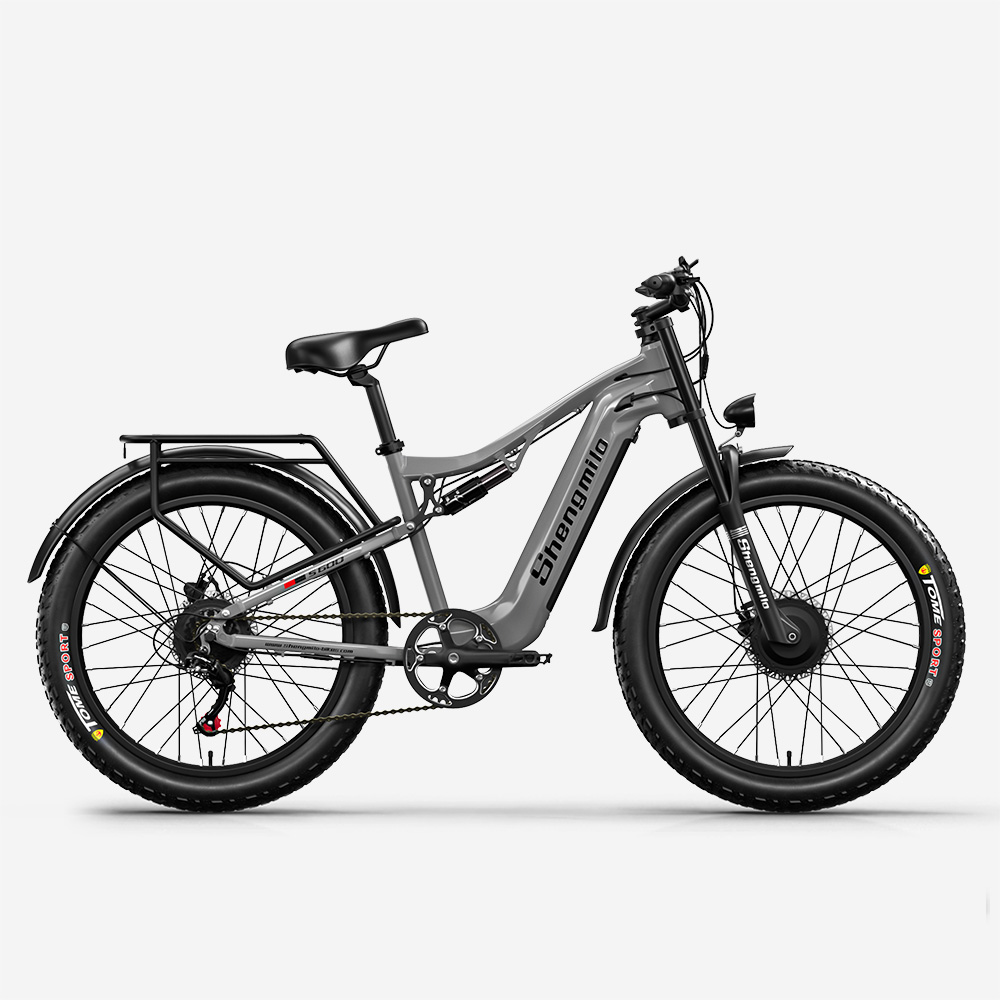 Shengmilo S600 Sport Adult Electric Bicycle 2000W Motor 26 Inch Snow Tire Electric Mountain Bike Urban Bike with Suspension UK Stock
